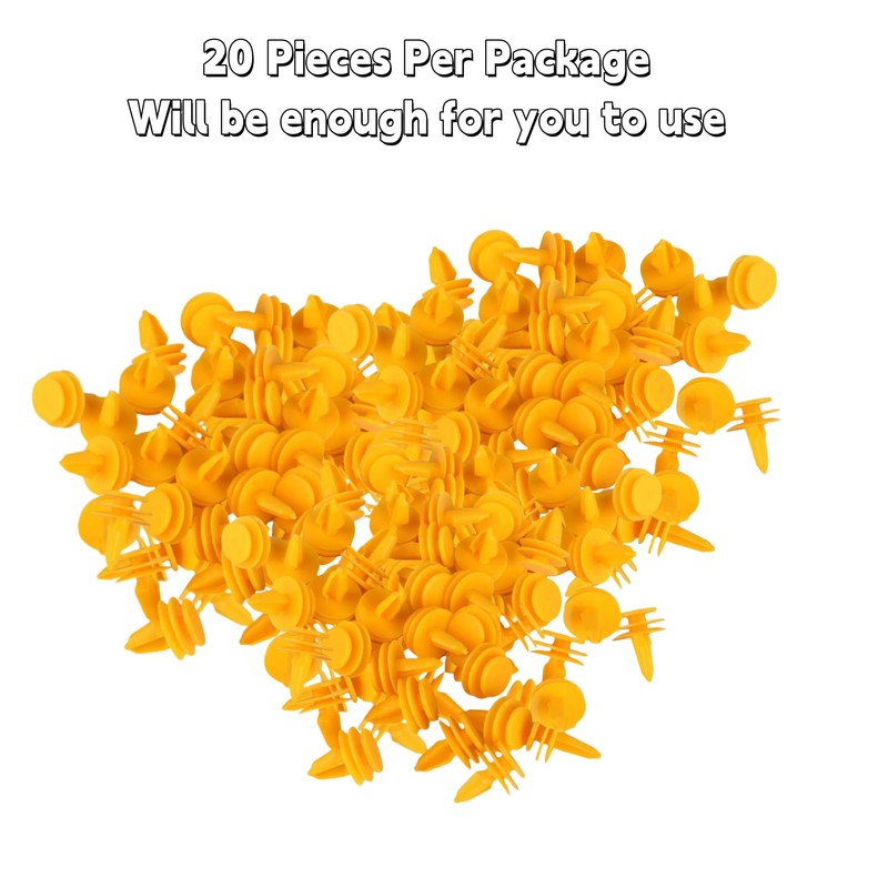 Lssapr 50 Pcs Door Panel Fastener Push Type Retainer Clip