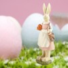 PlentifulHome Easter Bunny Decor Rabbit & Egg, Polyresin Standing Cute