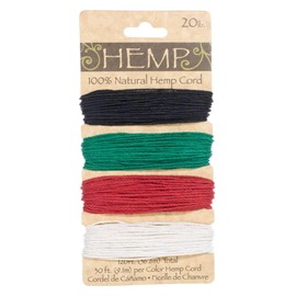 Paracord Planet DIY Gift Tag Supplies – Crafting Supplies for Gift Tags and Personalization – Multiple Tag and Tying Cord Options (Hemp Set - Primary)