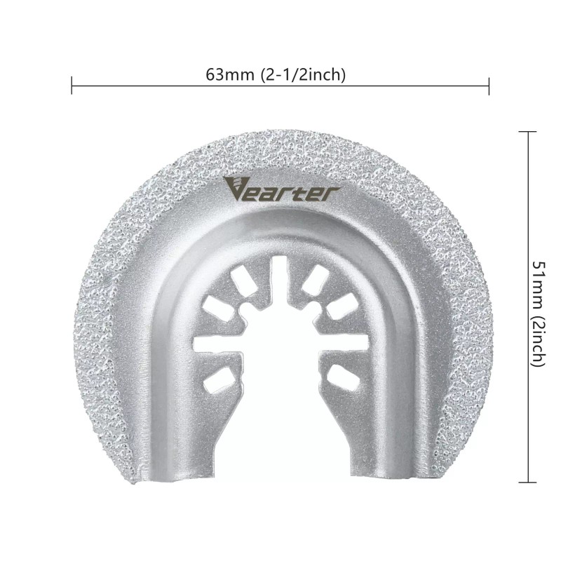 Vearter 3pc Oscillating Multi Tool Blade Diamond Saw Blades Set