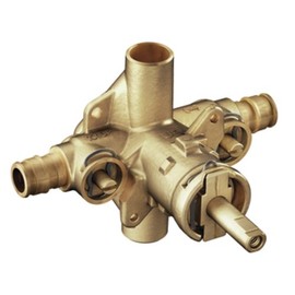 Moen 8375HD Commercial 1/2" Posi-Temp(R) Brass Rough in Valve Includes Stops, Gold