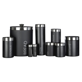 Premier Housewares 508523 Liberty Utensil Holder - Black, H18 x W10 x D10cm