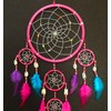 BRILLIANT GIFTS TRADITIONAL PINK PURPLE DREAM CATCHER (single top)