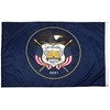 FlagSource Utah Nylon State Flag, Made in the USA, 4x6'
