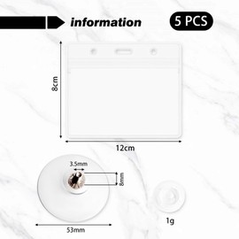 5-Piece Suction Cup Type Clamp, Waterproof Clamp, Transparent Clamp, Car Windshield Clamp, Auto Accessories.