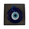 Primeone Lucky Charm, Glass Turkish Nazar Boncuk, Handmade Blue Evil