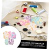 Tofficu DIY Craft Balls Pcs Soft Thermal Cotton Balls for