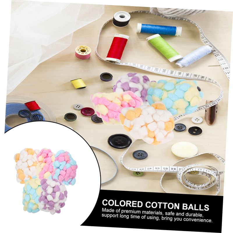 Tofficu DIY Craft Balls Pcs Soft Thermal Cotton Balls for