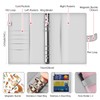AOPEFNX Budget Binder, Cute A6 Money Saving Binder with Zipper