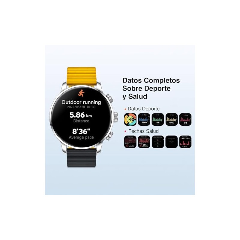 Kieslect | Kr2 Smartwatch 1.43'' Amoled Mas De 100 Modos