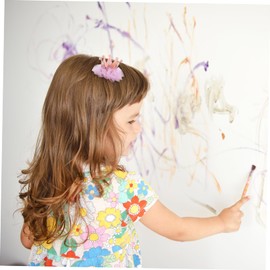 Gatuida 3Pcs Elastic Flower Crown Hair Accessories for Random Color Hair Clips for Parties and Daily Wear Fashionable Pearl Design for Young Random Color