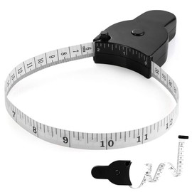Tape Measure Body Tape Measure 2pcs 60inch (150cm) body measuring tape for body measurements body fat measurement tool For Muscle Growth Dual Sided Retractable Travel Size,retractable body measuring