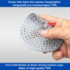 Sink Drain Strainer, Pack of 2, Grey, Made of TPR