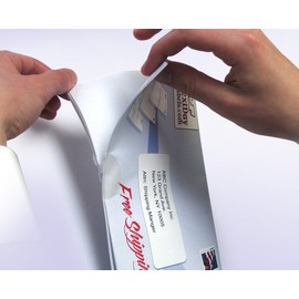 Wafer Tab Seals, 1 inch Diameter, Translucent, Great to Seal Folded Self-Mailers, Booklets and Catalogs, 1000 Labels per Roll