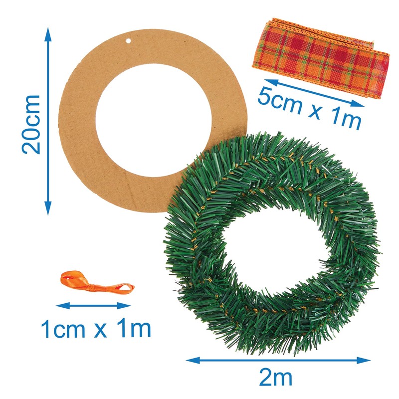 Baker Ross FN300 Autumn Wreaths Craft Kit - Craft Autumn