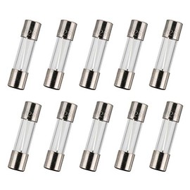BOJACK F0.5AL125V 5x20 mm 0.5A 125V fuses 0.2x0.78 Inch 0.5 amp 125 Volt Fast-Blow Glass Fuses(Pack of 10 Pcs)