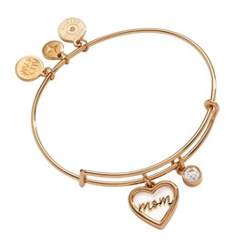 Alex and Ani Mom Mother of Pearl Bangle