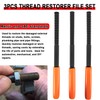 3-Piece Thread Restorer File Set with Both Metric and SAE