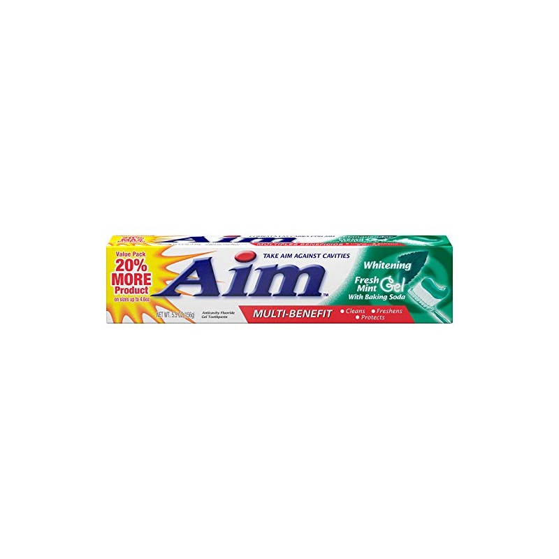 Aim Whitening Toothpaste with Baking Soda 5.5oz