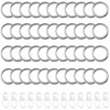 CHUIFAI Pack of 40 30 mm Metal Curtain Rings with