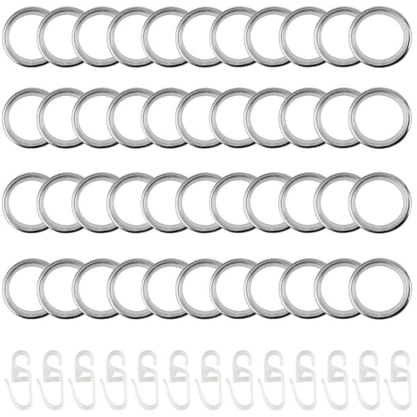 CHUIFAI Pack of 40 30 mm Metal Curtain Rings with