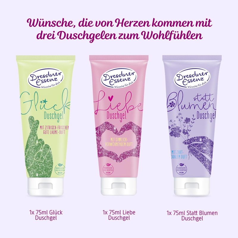 Dresdner Essenz Gift Set Care Set For You Shower Gel
