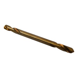 HSS Cobalt Drill Bit Set Double End 1/8 Inch 10Pcs M35 Short Stubby Body Drill Steel Metal - GRABOTE