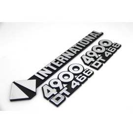 Side and Front Emblem Set (3-Piece) Compatible with International 4900 DT466 Truck