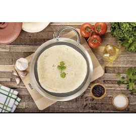 Belen’s Kitchen Supply Comalito De Acero Inoxidable 8.5” In  Stainless Steel Comal