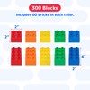 PREXTEX Building Blocks for Toddlers - 300 Jumbo Building Bricks