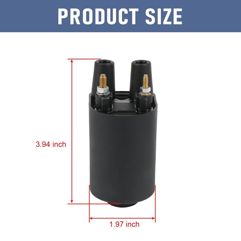 RADHLBNIU 166-0772 Ignition Coil Compatible with Onan Points BF B43