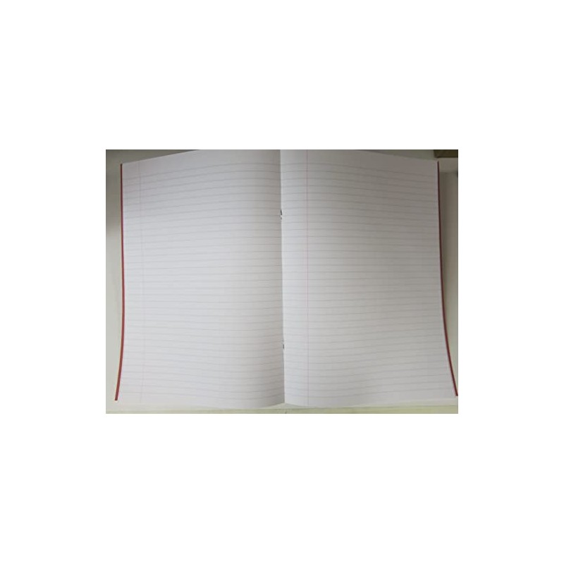 school exercise book ruled and margin A4 blue cover x
