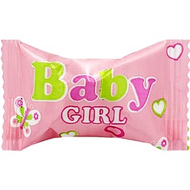 It's A Girl Buttermints, Mint Candies, After Dinner Mints, Butter Mint Candy, Fat-Free, Individually Wrapped (100 Pieces)