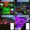 DarisingSun Pack of 4 LED Pond Lighting, WiFi RGB LED