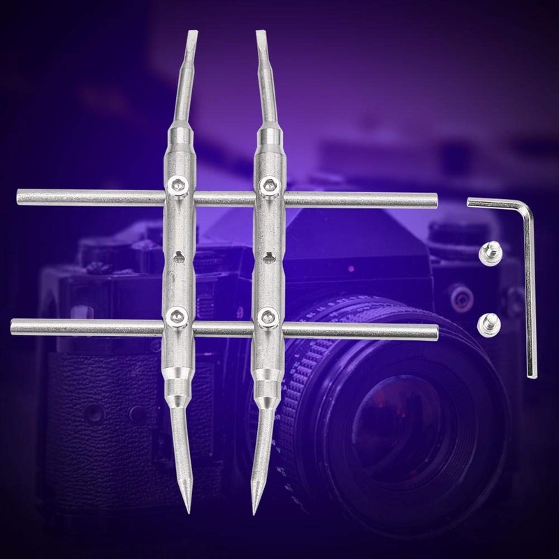 VBESTLIFE Camera Lens Repair 110mm Adjustable Maintenance Tool Kit Stainless