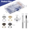 MumdoYAL 400 Pieces Eyelet Set, Four Colours, Inner Diameter 5
