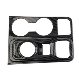 Fewshaw Carbon Fiber Central Control Gear Shift Panel Cover Trim Accessories for Ford Maverick 2022+