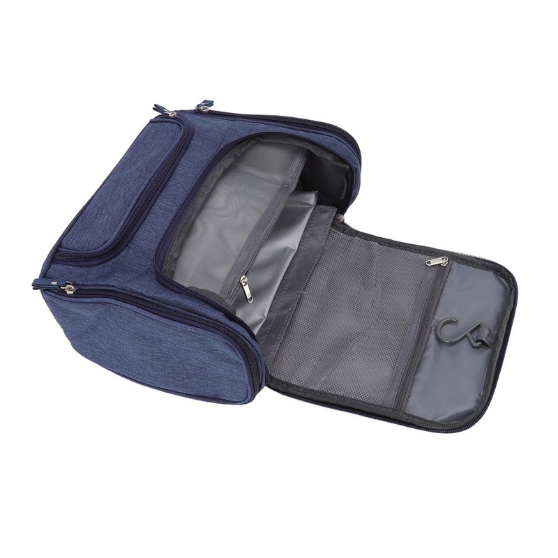 Toiletry Bag Portable Handheld Design 300D Cationic Waterproof Makeup Storage