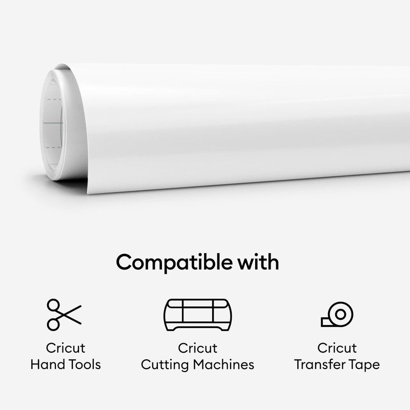 Cricut Bulk Premium Vinyl White – Permanent