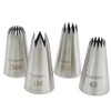 Tumtanm Large Piping Nozzles, 4Pcs #2CZ #D66#4B #1M Stainless Steel