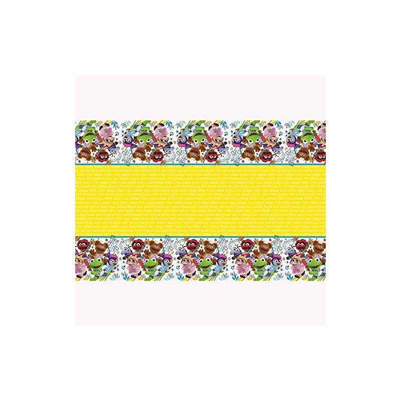 Unique Muppet Babies Plastic Tablecloth, 84" X 54"