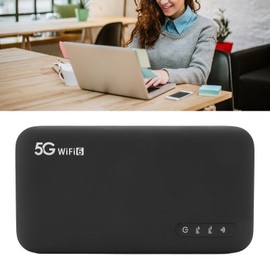Jectse 5G Mobile Hotspot, WiFi 6 Pocket WiFi with Sim Card Slot, Supports 16 Devices 5G Modem Router for Home Travel, 2.4GHz & 5.8GHz Double Band