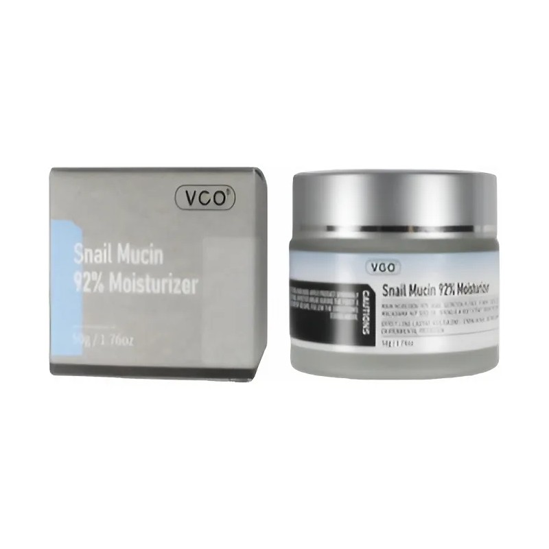 Crema Facial Hidratante VGO Mucina Caracol 92% Hipoalergénica 30ml