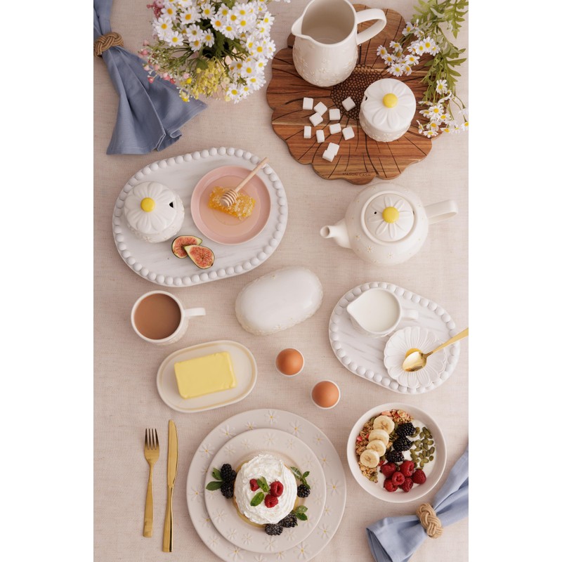 Price & Kensington Daisy Sugar Bowl | Ceramic Sugar Bowl