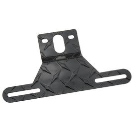 DGZZI 9.5x5x0.6inch Aluminium Licence Plate Holder Black Trailer Light Licence Plate Holder for Trailer and Truck Licence Plate Light Standard Bracket