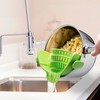 Generic silicone food strainer, Small, Green