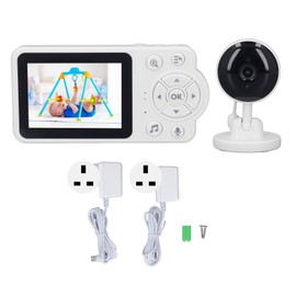 Baby Monitor with Camera Sound 2.8 Inch LCD Wireless Smart Baby Monitoring Cry Detection Video Monito Home Use 100‑240V UK Plug