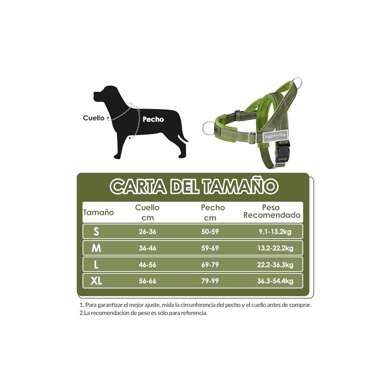 SlowTon Arnés Antitirones con Correa para Perros Medianos y Grandes,