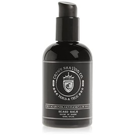 Beard Balm For Men - Crown Shaving Co 4oz Beard Balm - Soften Beard and add Shine while Hydrating Skin