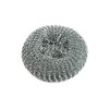 Pack of 10 Galvanised Metal Scourers/Pot Scrubbers - Professional Quality 40g